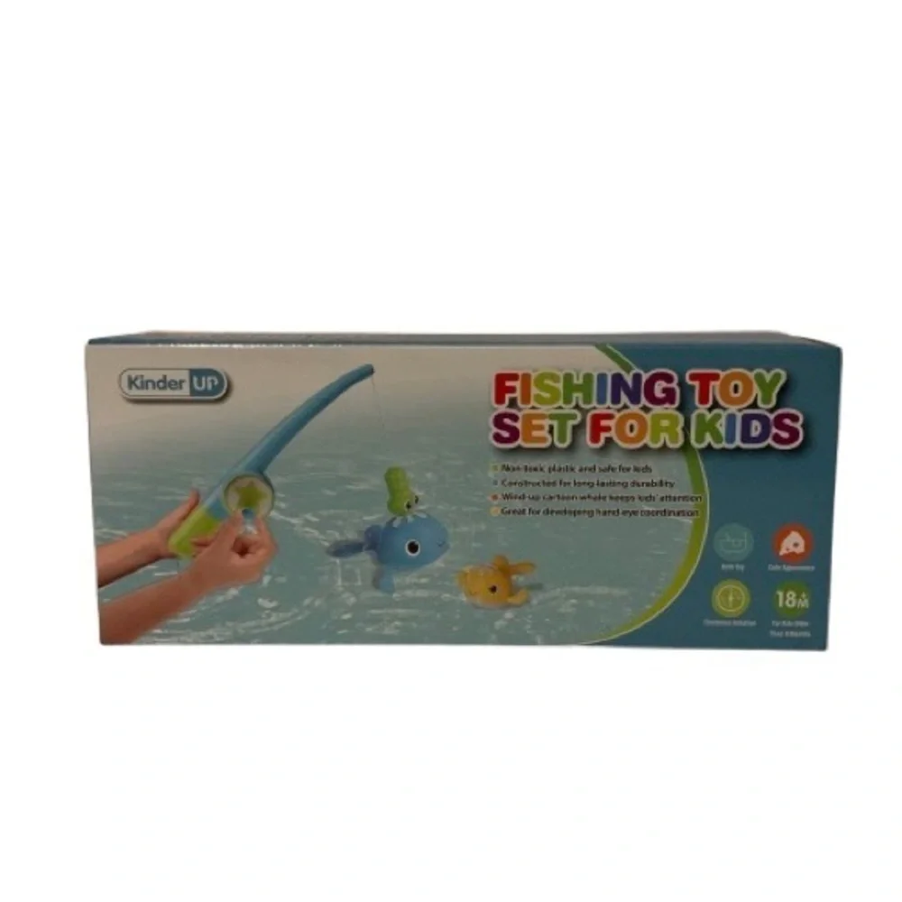 NIB. KINDER UP Fishing Toy Set for Kids